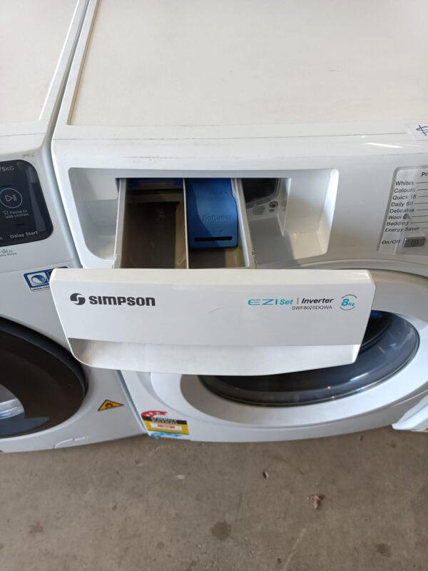 Simpson 8kg Ezi Front Load Washing Machine - Image 3