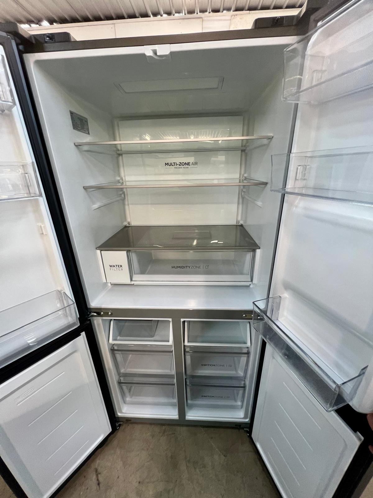 Haier 507L Quad Door Fridge – Black (HRF580YPC) - Image 3