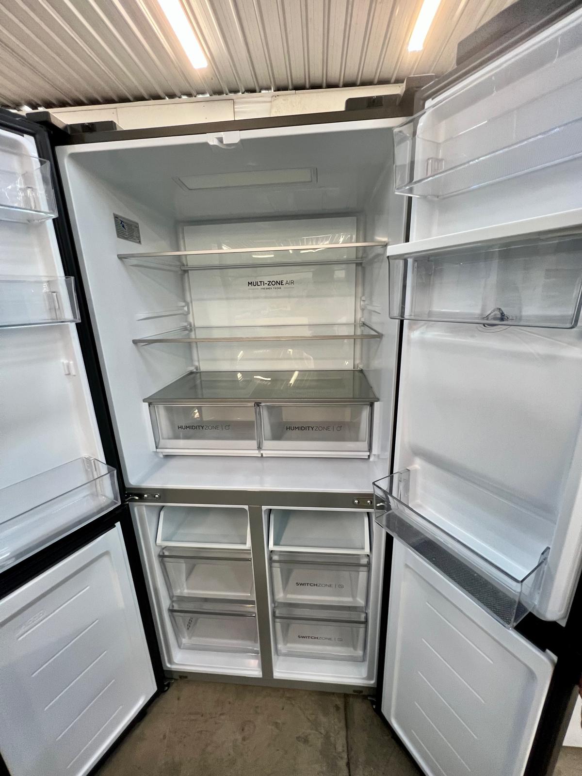 Haier 508L Quad Door French Door Frost Free Fridge Black HRF580YHC - Image 3