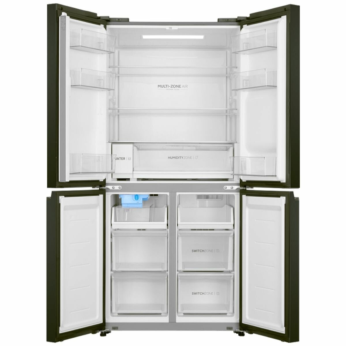 Haier 507L Quad Door Fridge – Black (HRF580YPC) - Image 4
