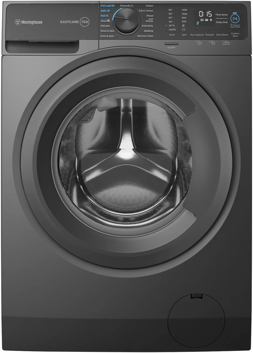 10kg Westinghouse EasyCare 700 Front Load Washing Machine