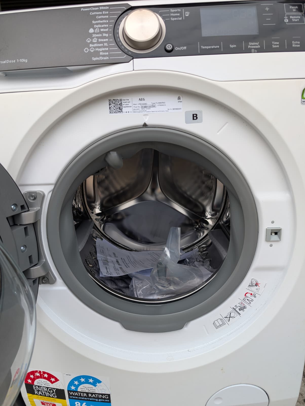 AEG 10kg 8000 Series Front Load Washing Machine - Image 7