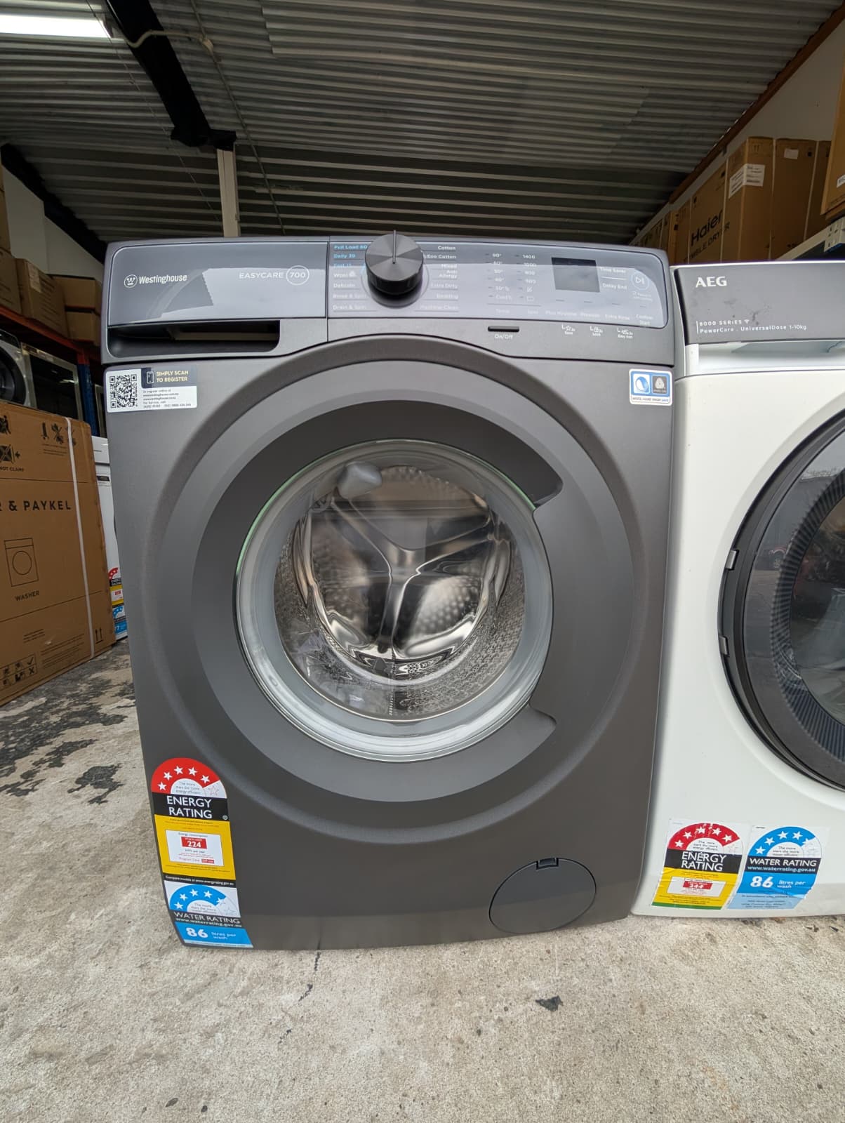 10kg Westinghouse EasyCare 700 Front Load Washing Machine - Image 5