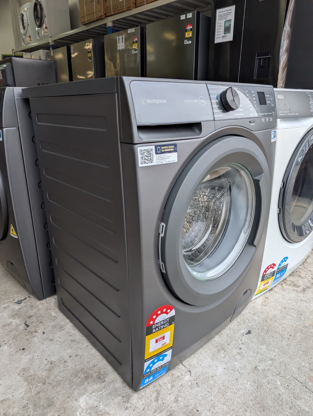 10kg Westinghouse EasyCare 700 Front Load Washing Machine - Image 2