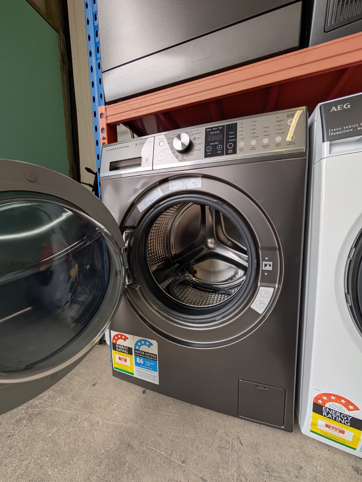 Fisher& Paykel 10kg Series 9 Front Loader Washer Steam Care - Image 3